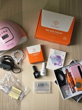 Complete Gel Nail Kit - Lamp & Drill Included